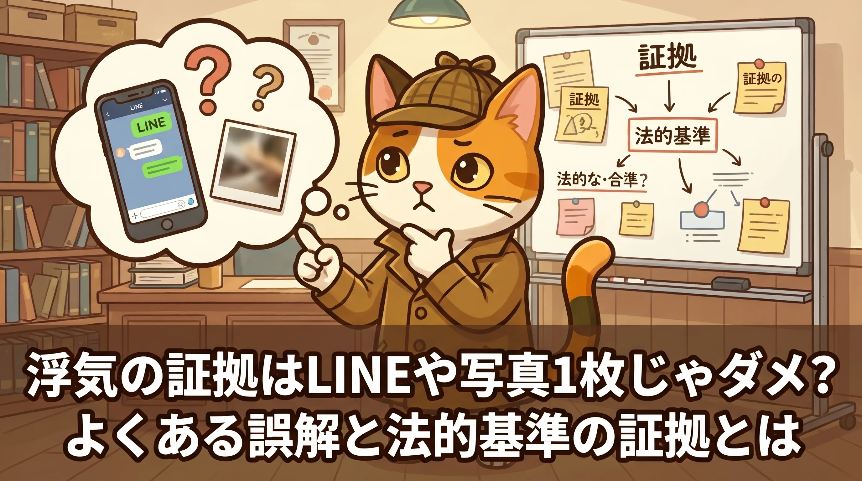 【浮気の証拠はLINEや写真1枚じゃダメ？よくある誤解と法的基準の証拠とは